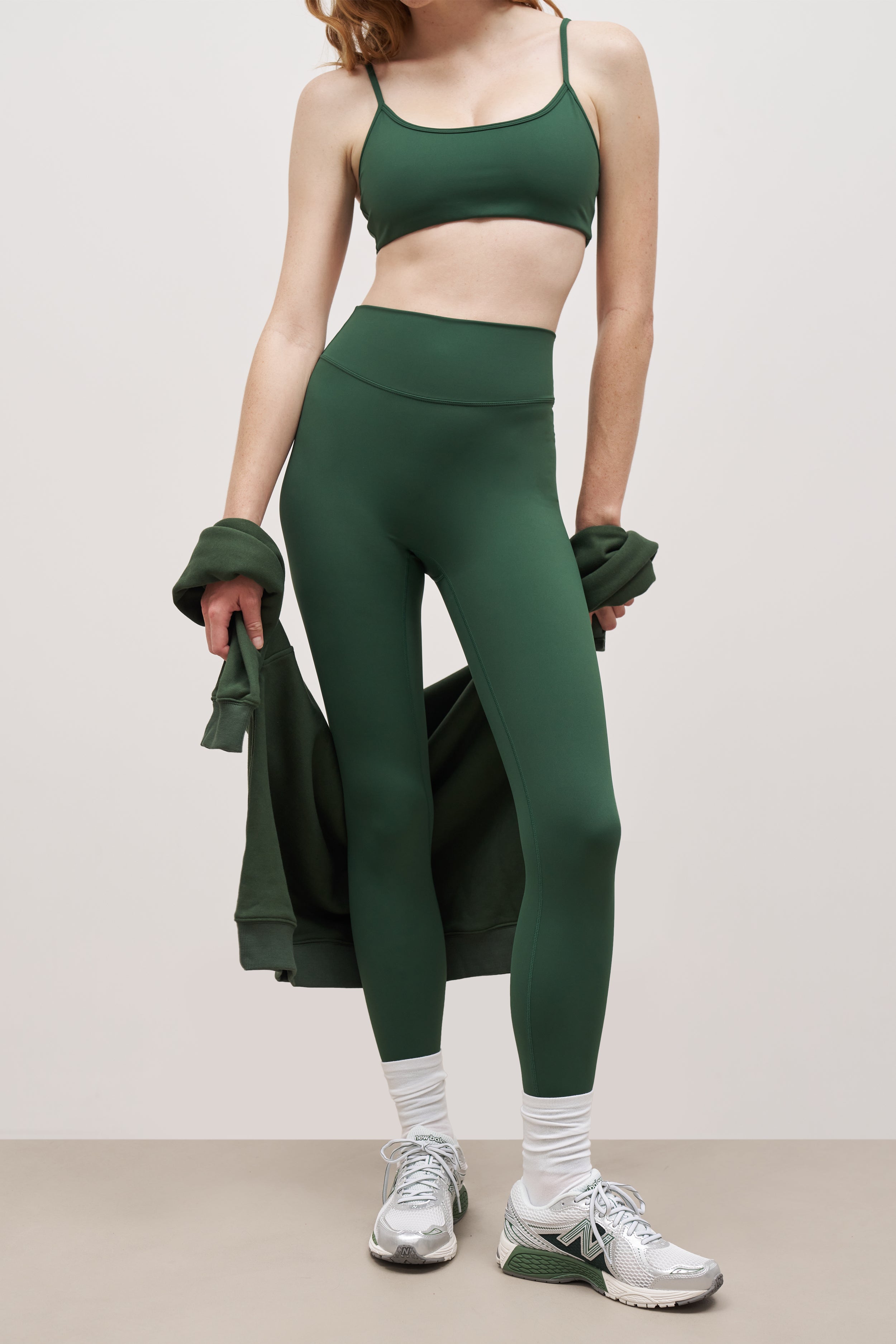 Base Sculpting Leggings - Forest Green