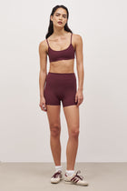 Base Sculpting Shorts - Merlot