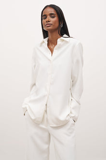 Effortless Oversized Shirt - White