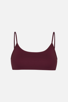 Base Sculpting Cami Bra - Merlot