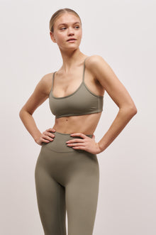 Base Sculpting Cami Bra - Olive