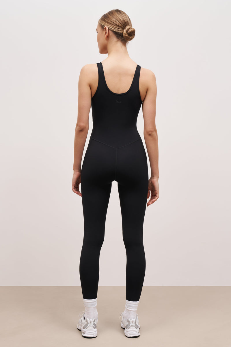 Base Sculpting Tank Unitard - Black