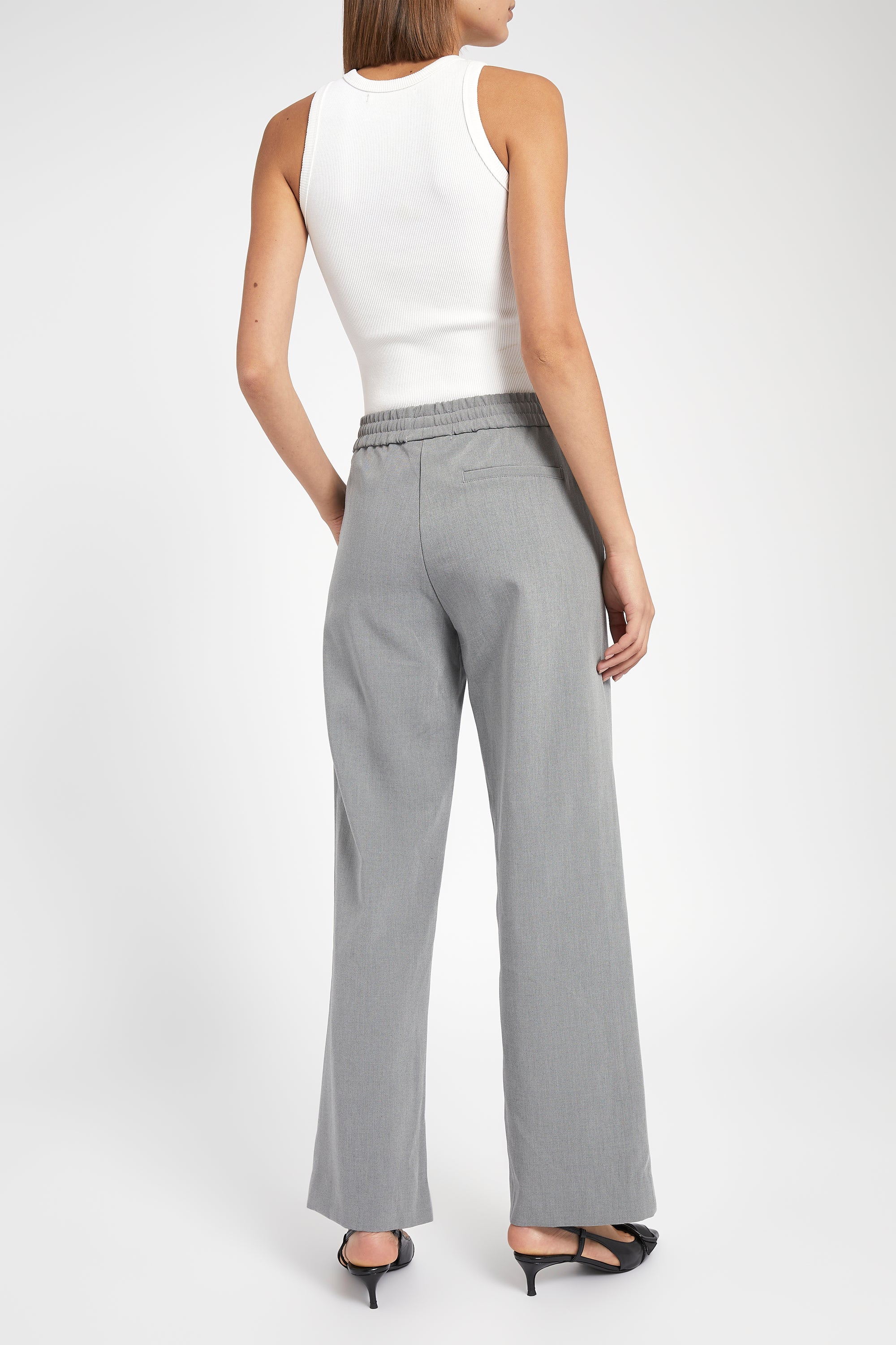 Formal Jogger Trousers - Pebble Grey