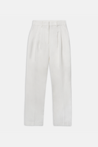 Carrot Leg Trousers - Cream