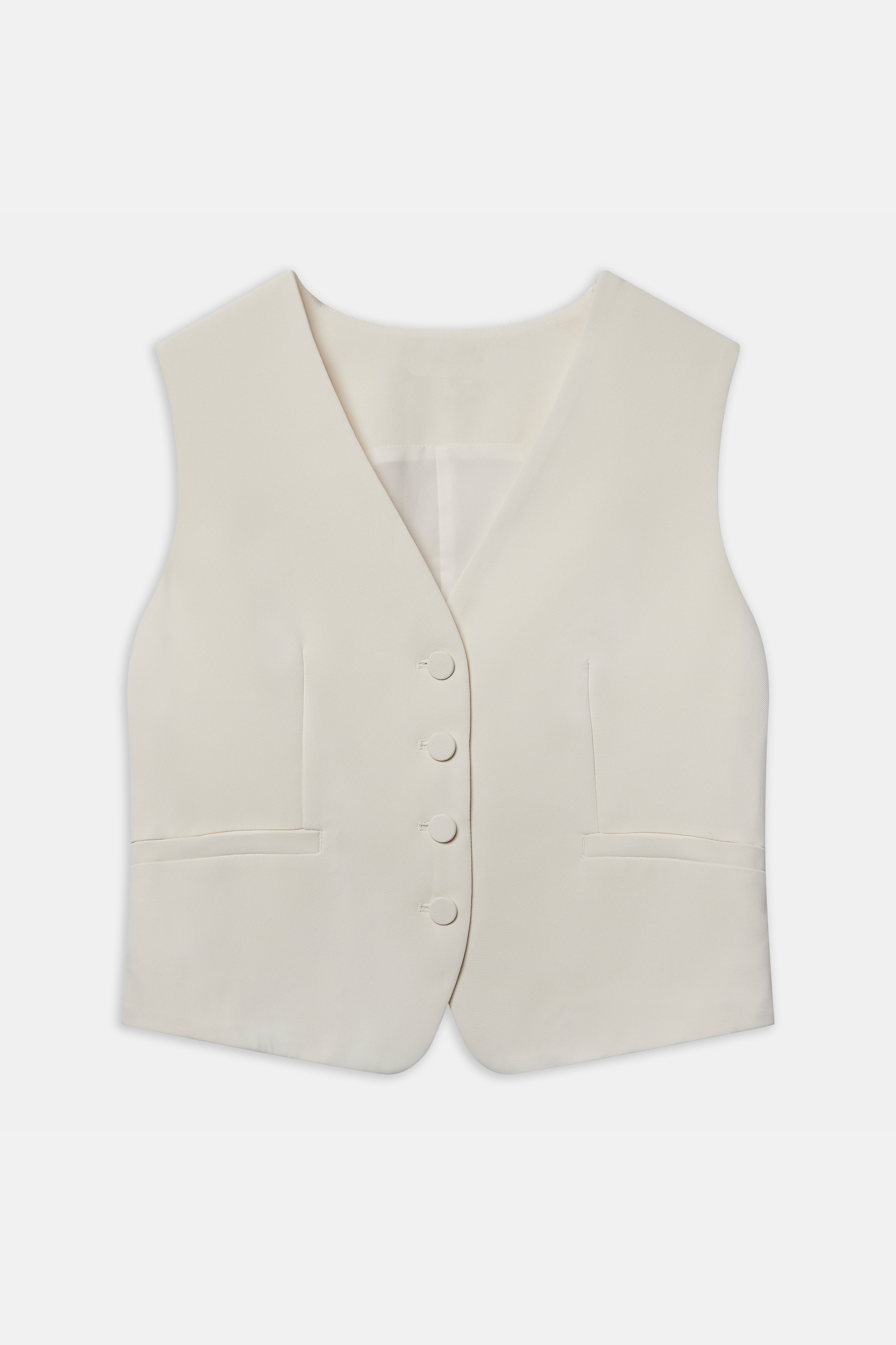 Effortless Waistcoat - Cream