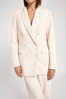 Double Breasted Blazer - Pink