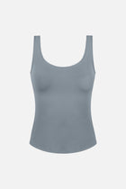 Base Sculpting Tank Top - Misty Blue