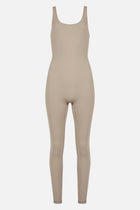 Base Sculpting Tank Unitard - Taupe