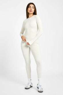 Base Sculpting Long Sleeve Top - Tofu