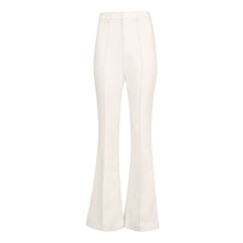 Wide Leg Suit Trousers - Cream