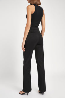 Tailored Suit Trousers - Black