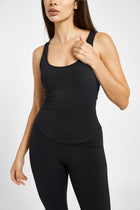 Base Sculpting Tank Top - Black