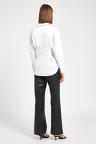 Hourglass Darted Shirt - White