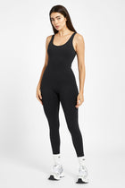 Base Sculpting Tank Unitard - Black