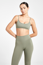 Base Sculpting Cami Bra - Olive