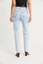 Straight Leg Jeans - Light Blue