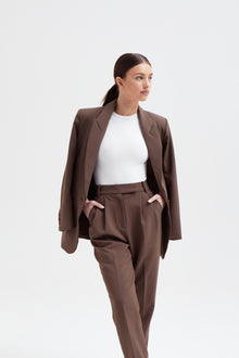 Boyfriend Blazer - Espresso