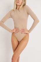 Cotton Longsleeve Bodysuit - Oak