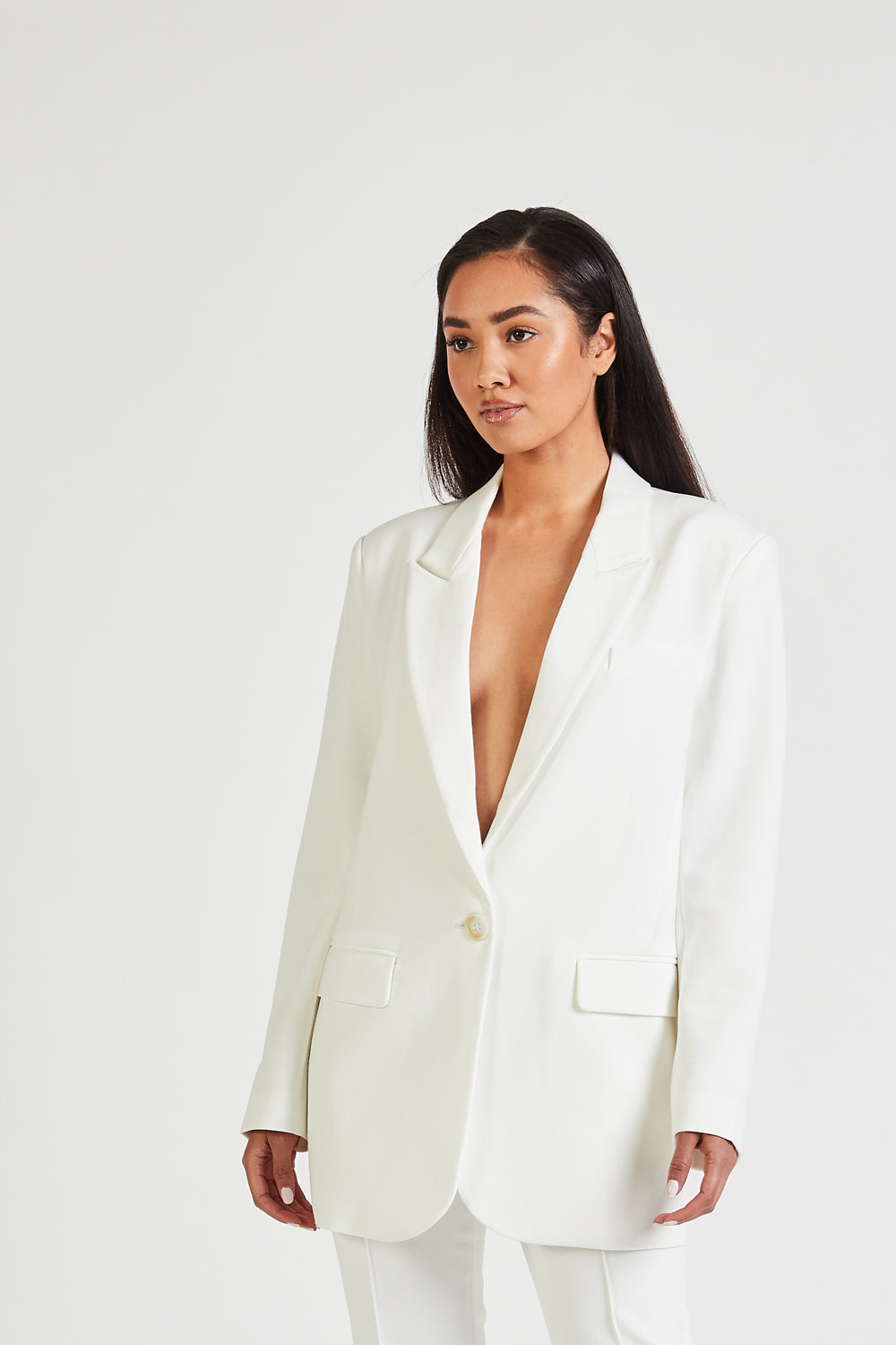 Boyfriend Blazer - Ivory