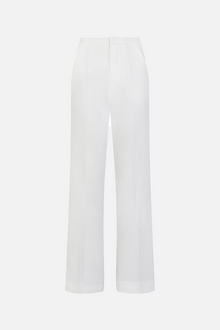 Tailored Straight Leg Trousers - White